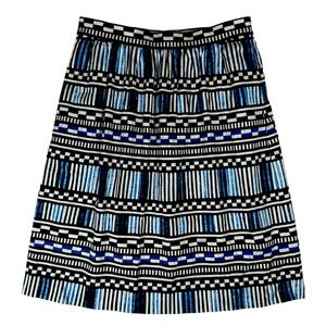 J.Crew Skirt Geometric Patterns NWOT